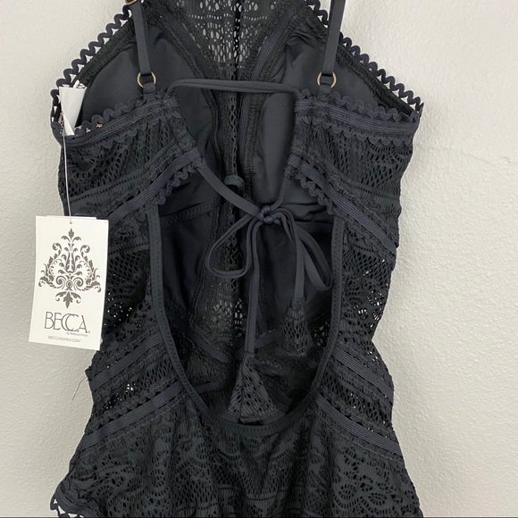 Becca • Crochet High Neck Swimsuit - Picture 6 of 12